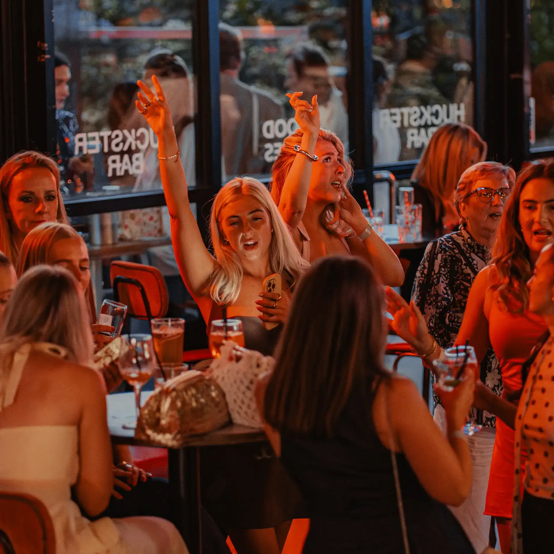 HUCKSTER London cocktail bar suitable for private parties and events space